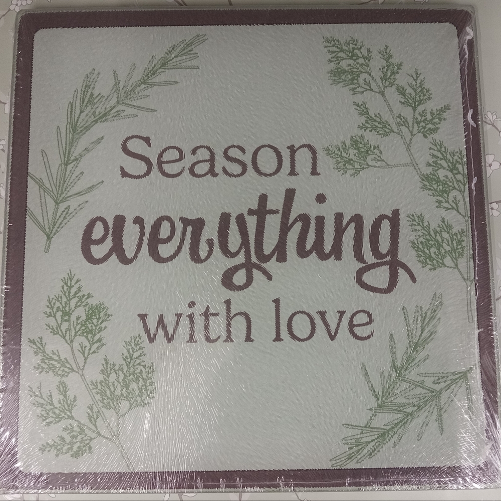 Charming Kitchen Mat with Inspirational Quote
